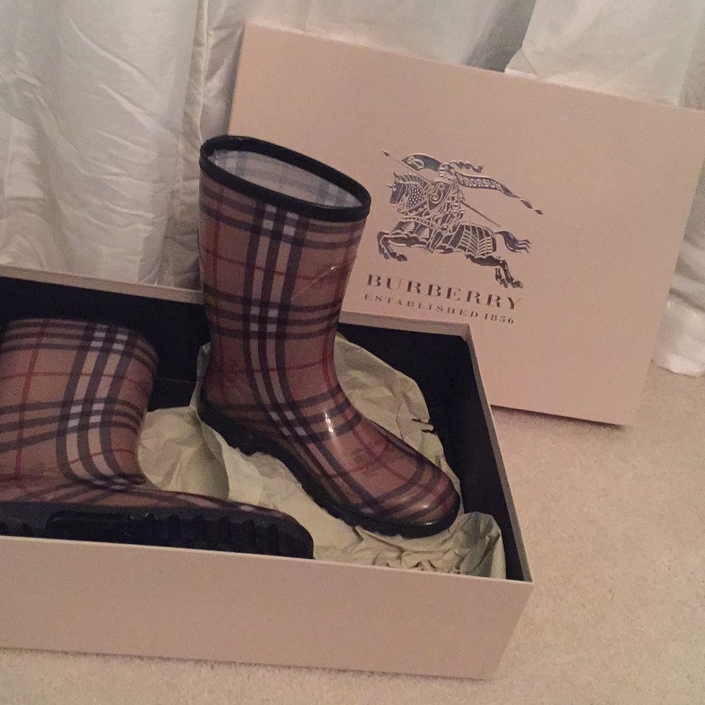 Authentic Burberry Boots